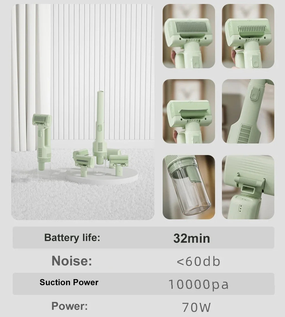 5-in-1 Pet Grooming Vacuum 🐾🧹