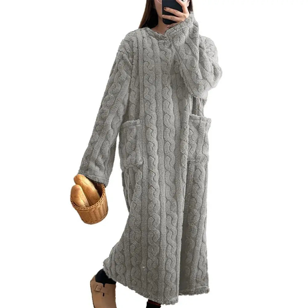 Fleece Winter Nightgown ❄️💗