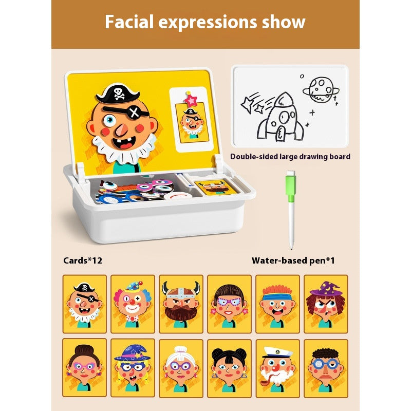 Magnetic Puzzle Children's Magnetic Toy Building Blocks