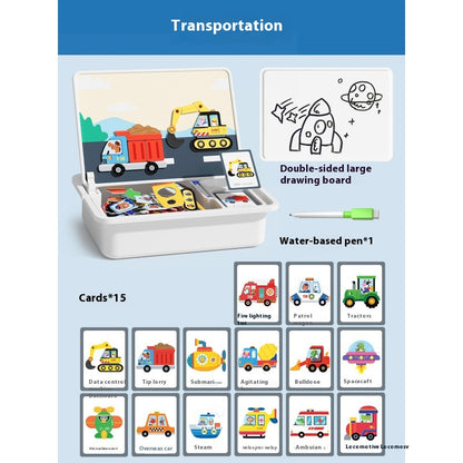 Magnetic Puzzle Children's Magnetic Toy Building Blocks