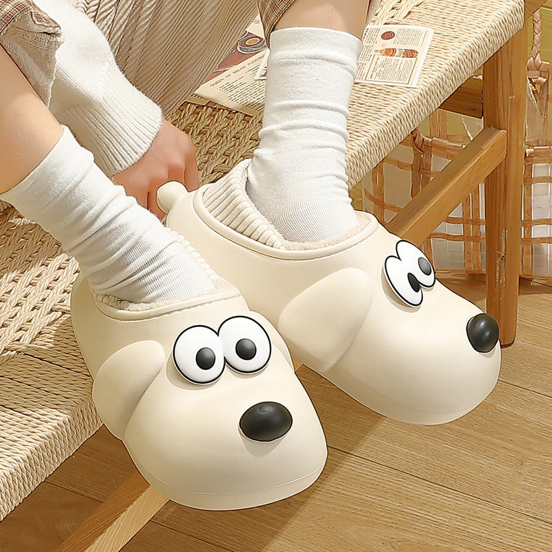 Cute Dog EVA Winter Slippers