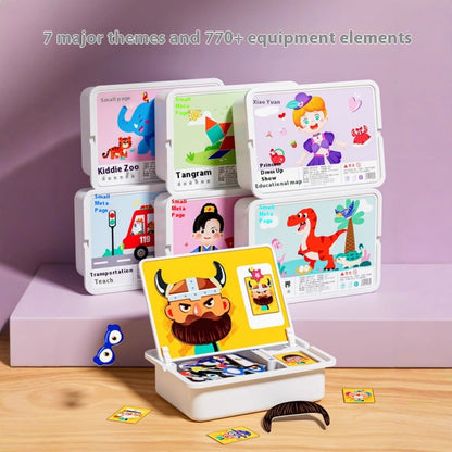 Magnetic Puzzle Children's Magnetic Toy Building Blocks