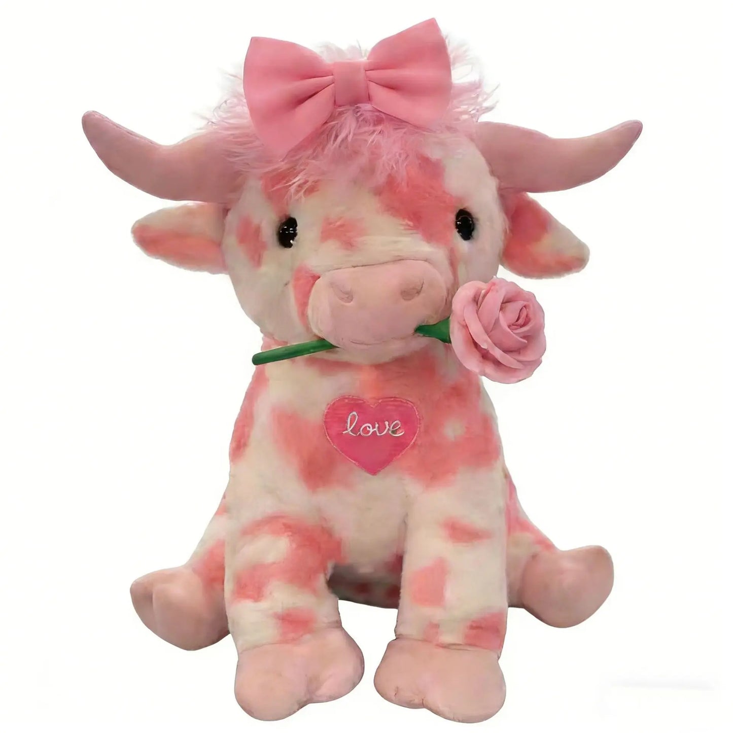 Pink Cow Plush 🐮💖 Cuddles Full of Love