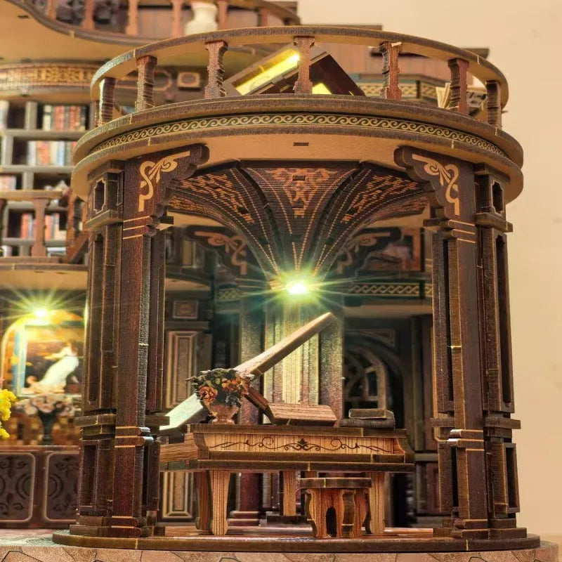 Miniature Book Hall 🌙📚 A Tiny World of Wonder