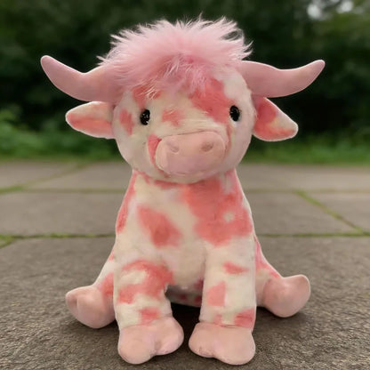 Pink Cow Plush 🐮💖 Cuddles Full of Love