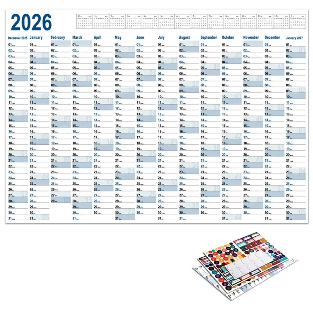 2026 Year-at-a-Glance Planner🖊️📅