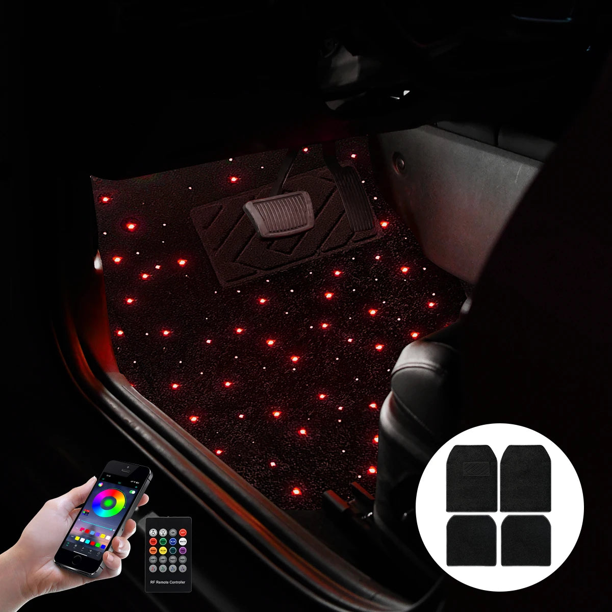 RGB Car Floor Lights 🌌🚗