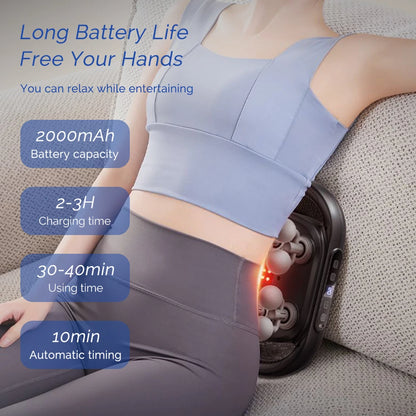 Massage Gun: 16 Heads, Full-Body Bliss 💆