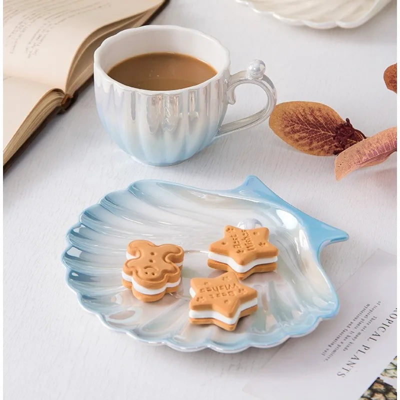 Teacup Set 🐚🤍 Sip in Coastal Luxury