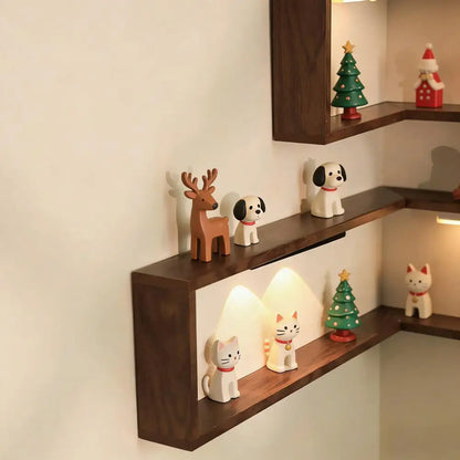 LED Art Shelf ✨📦 Smart Storage, Soft Light