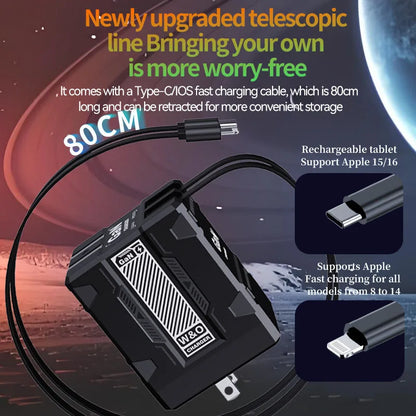 Total 20W USB C Charger GaN Fast Charging Wall Charger For iPhone Samsung Xiaomi Quick Charge EU/US Plug Phone Charger Adapter