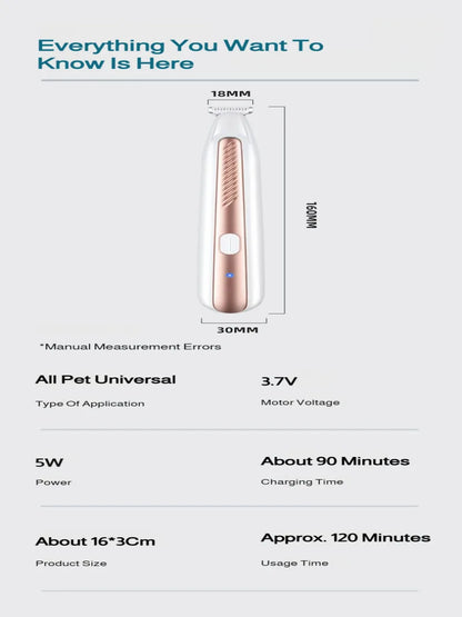 Smart Pet Shaver 🐶✨