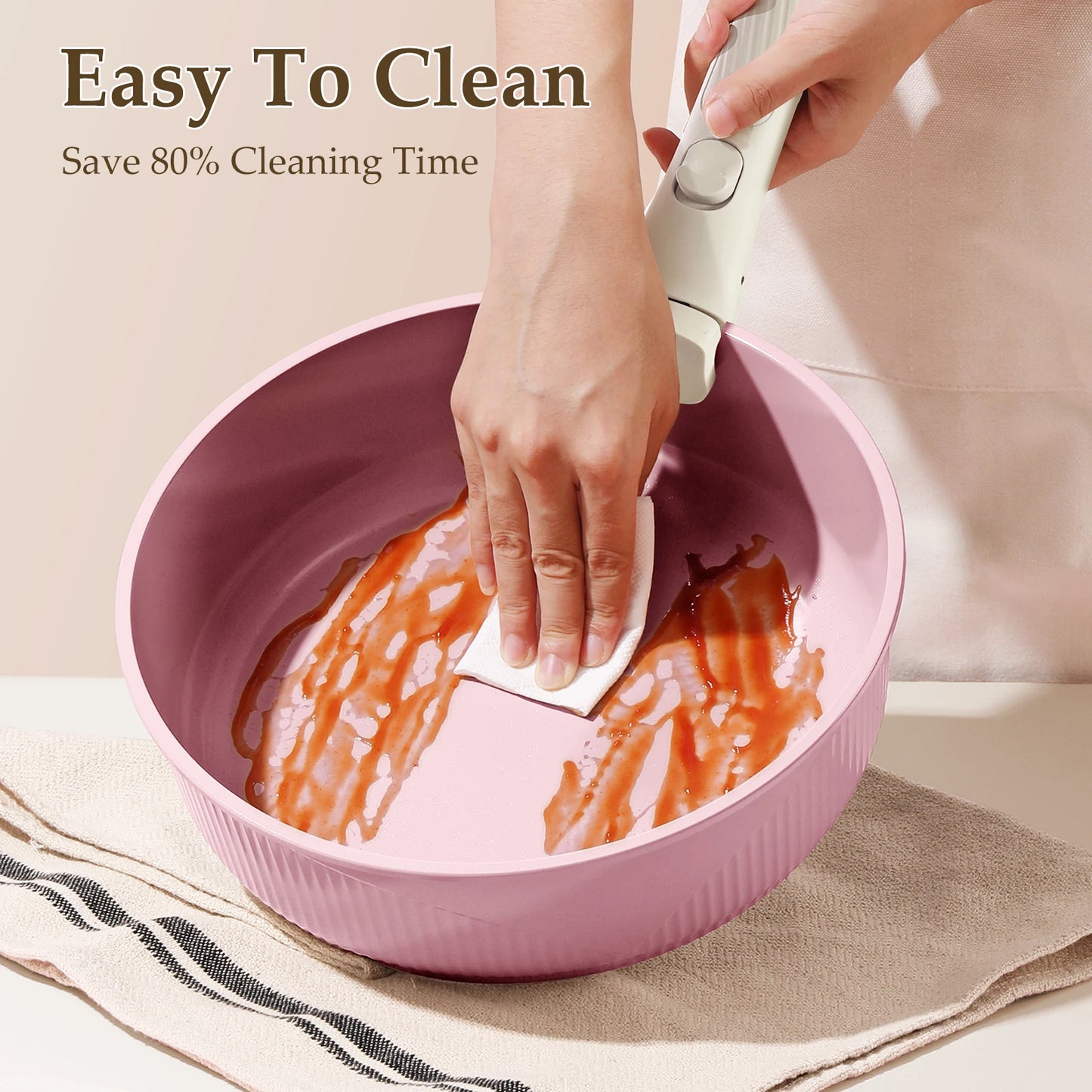 24-Pc Detachable Cookware Set 🍳✨