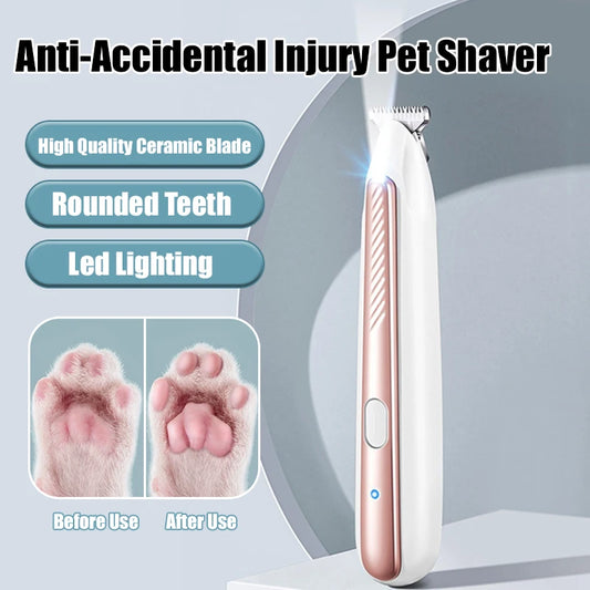 Pet Local Hair Electric Trimmer - Waterproof Shaver, Type-C Charging, Pet Grooming Tool