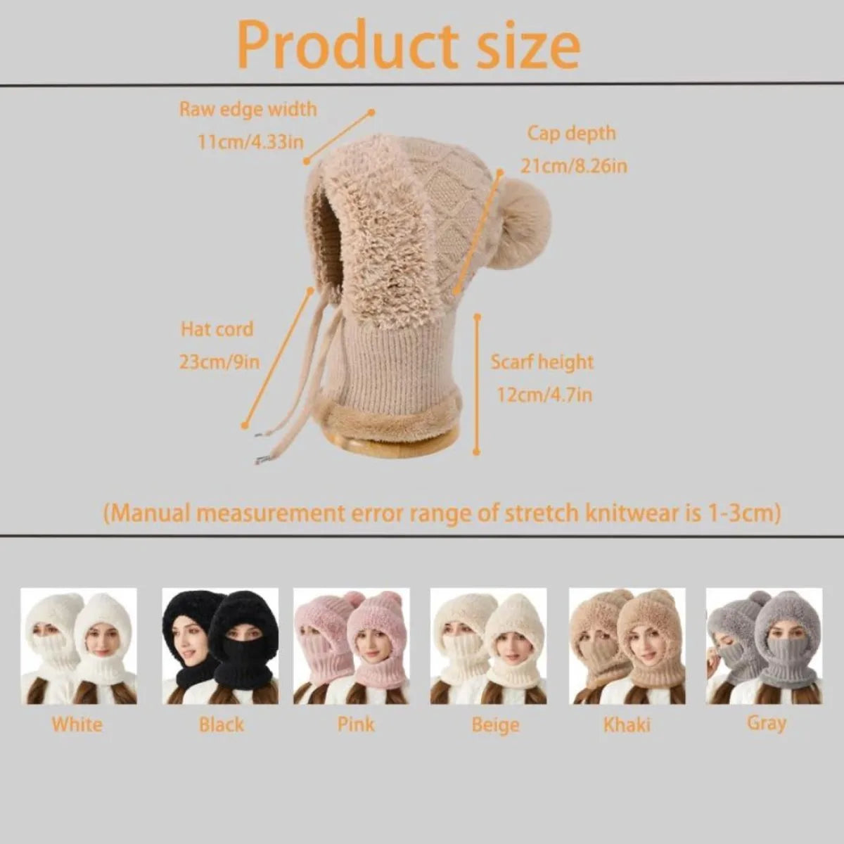 3-in-1 Winter Beanie