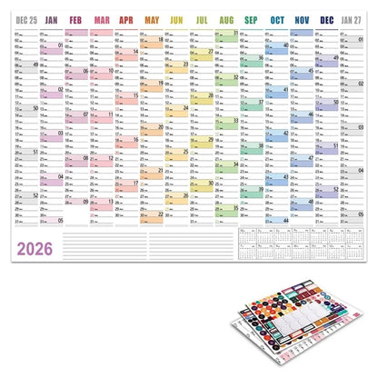 2026 Year-at-a-Glance Planner🖊️📅