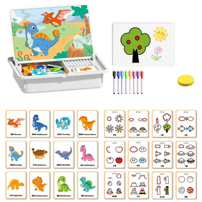 Magnetic Puzzle Children's Magnetic Toy Building Blocks
