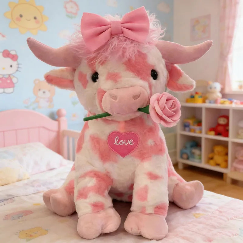 Pink Cow Plush 🐮💖 Cuddles Full of Love
