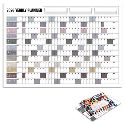 2026 Year-at-a-Glance Planner🖊️📅