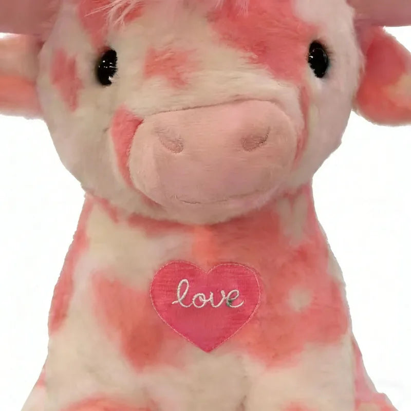 Pink Cow Plush 🐮💖 Cuddles Full of Love