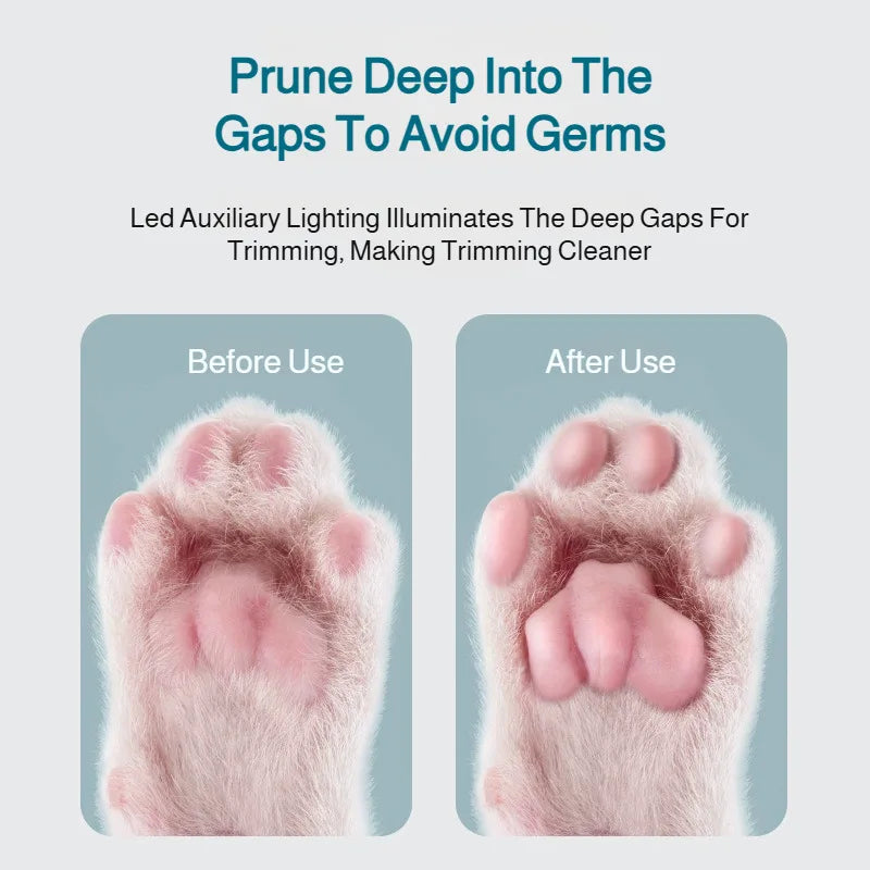 Pet Local Hair Electric Trimmer - Waterproof Shaver, Type-C Charging, Pet Grooming Tool