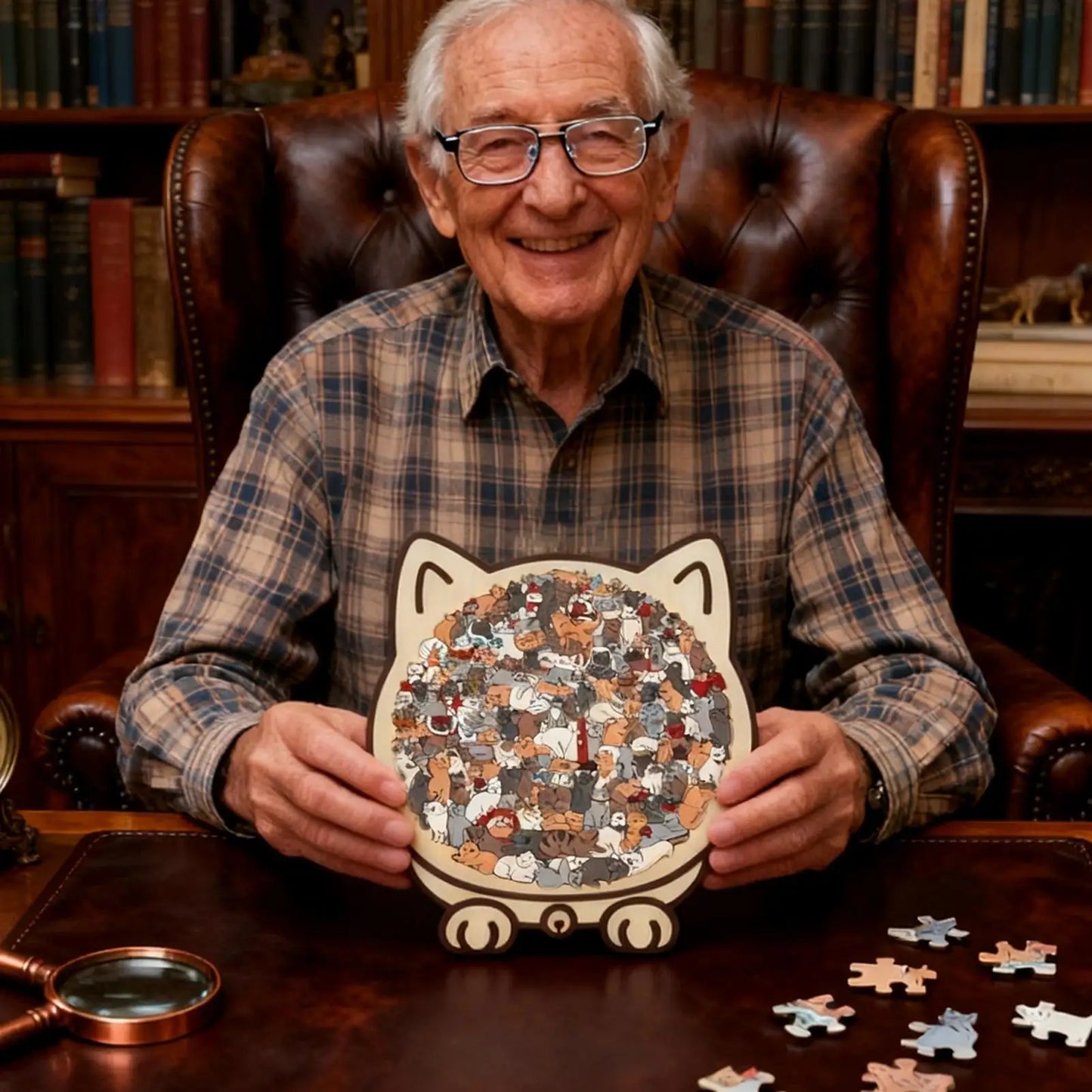 135-Piece Wood Puzzle 😺🌈