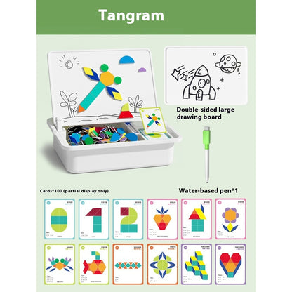 Magnetic Puzzle Children's Magnetic Toy Building Blocks